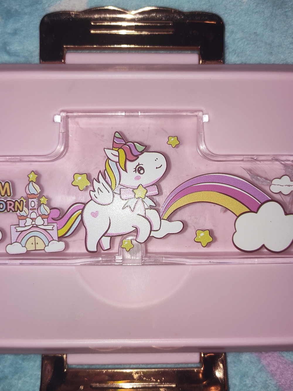 Kawaii Hard Pink Unicorn Lunchbox - Picture 14 of 14